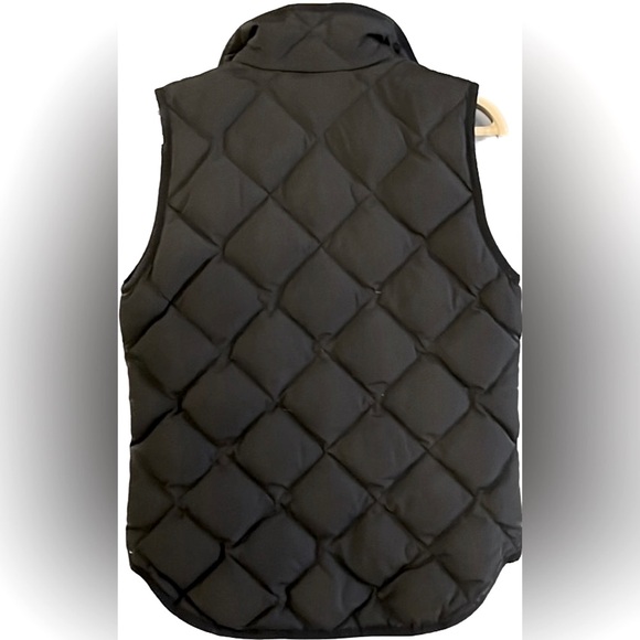 J. Crew Vest XS Navy Blue Quilted Down Like New Condition - Picture 3 of 4